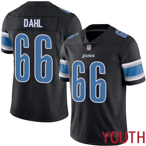 Detroit Lions Limited Black Youth Joe Dahl Jersey NFL Football #66 Rush Vapor Untouchable->youth nfl jersey->Youth Jersey